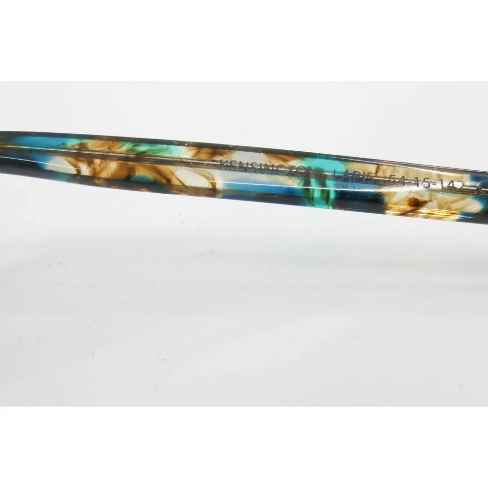 BKLYN Kensington Lapis Blue Brown Marble Eyeglass Frames 54-15-142 36713
